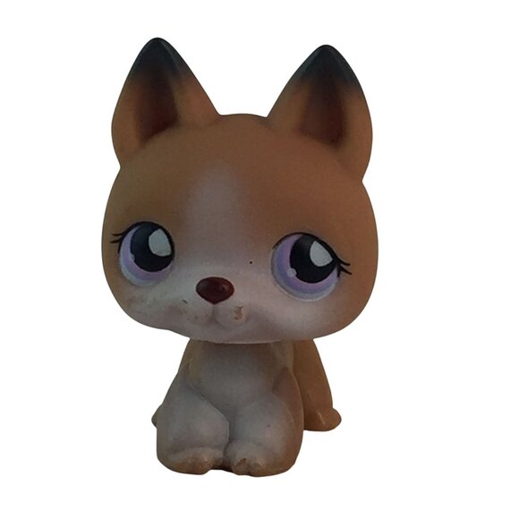 Littlest Pet Shop LPS #1205 Basset Hound #112 German Shepherd Puppy Dog Figures - Picture 2 of 14